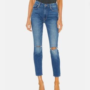 The MOTHER High Waisted Looker Ankle